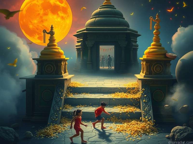 Temple Run download statistics graph showing growth