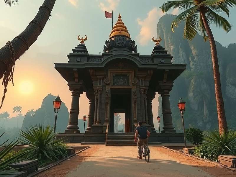 Temple Run Macaco Preto गेमप्ले