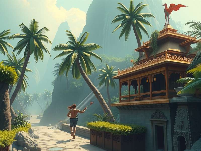Temple Run Unblocked 2k23 Gameplay Screenshot