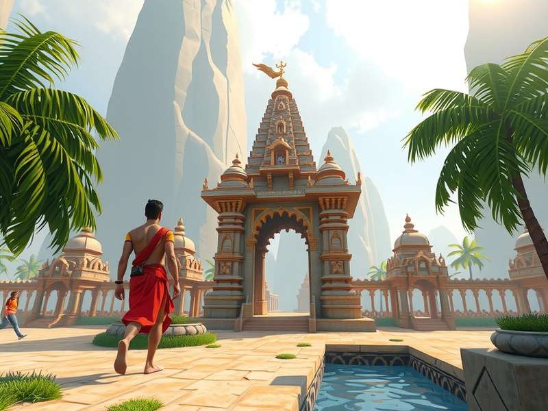 Temple Run 360 Degrees gameplay screenshot