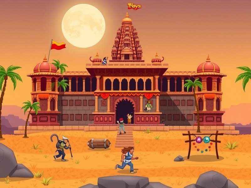 Temple Run 2 Desert Gameplay Screenshot