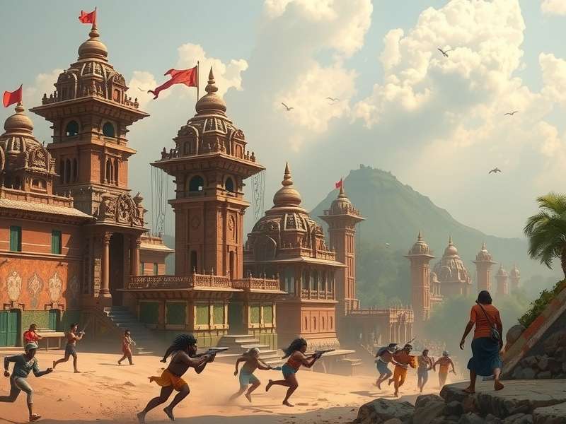 Temple Run Thedicon Gameplay Screenshot