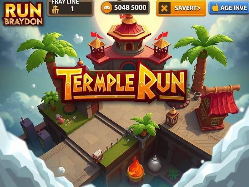 Temple Run Braydon Gamesalad gameplay screenshot