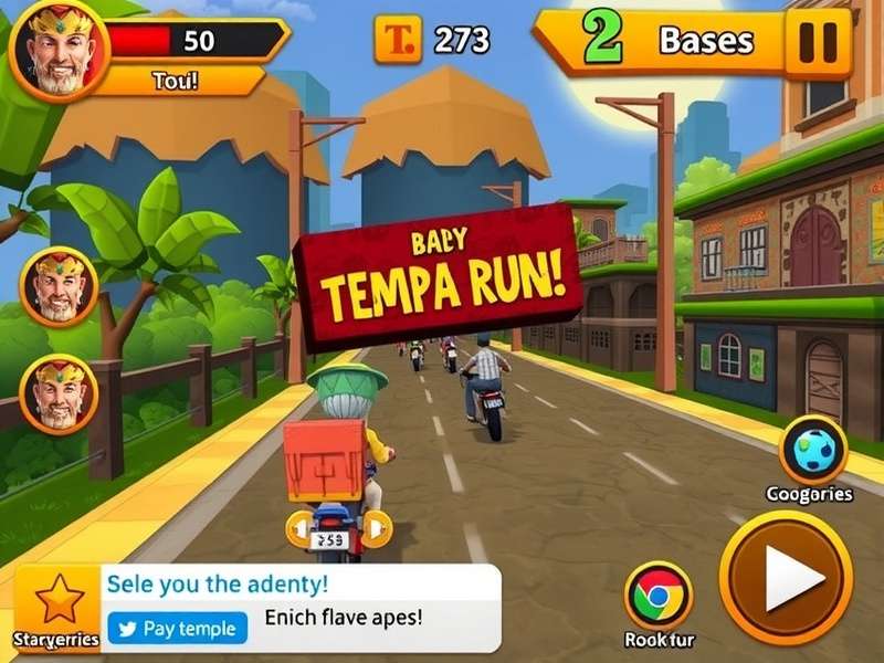 Temple Run Earning App Interface