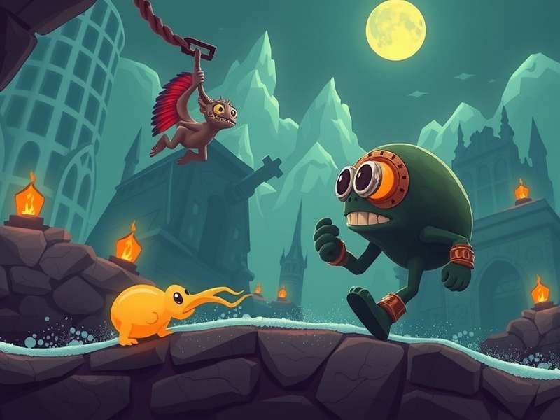 Temple Run Miniplay Squid गेमप्ले