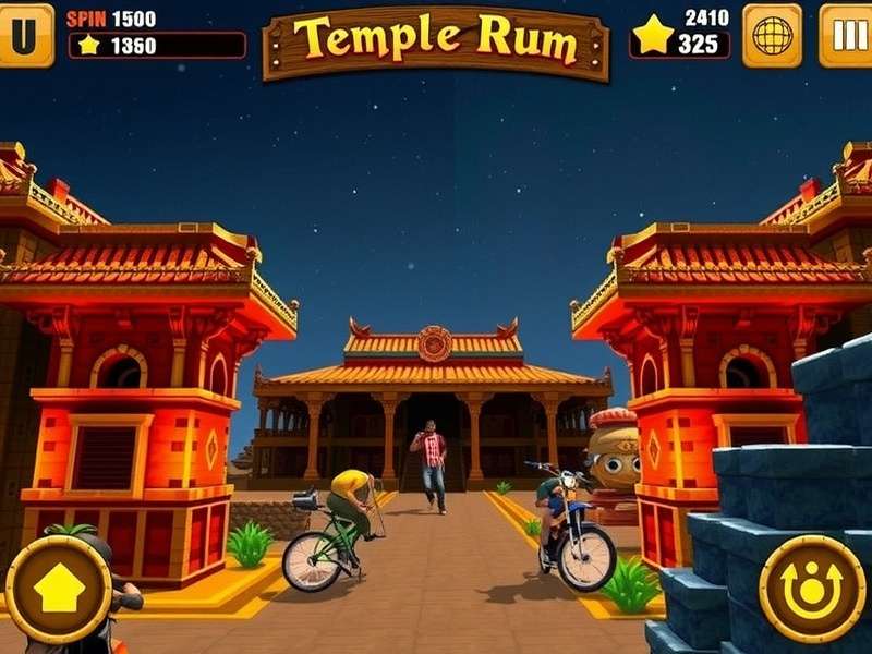 Temple Run Gameplay 1360 स्क्रीनशॉट
