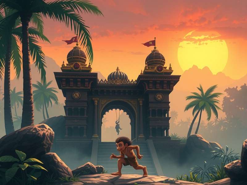 Temple Run Macaco Desenho गेमप्ले