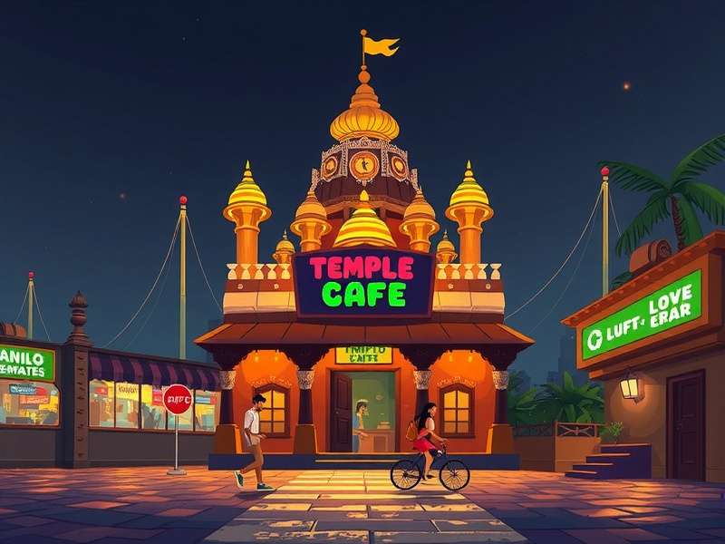 Temple Run Cafe का दृश्य