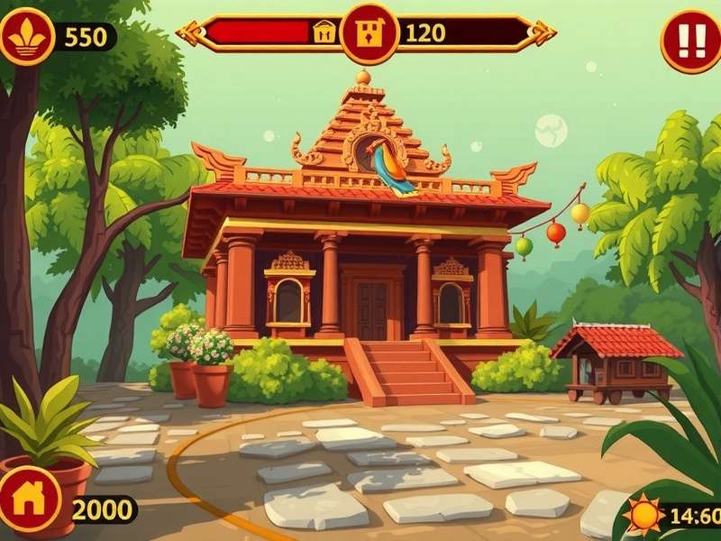 Temple Run Game Poki gameplay screenshot