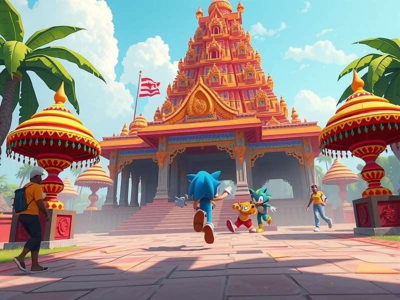 Temple Run Sonic गेमप्ले स्क्रीनशॉट