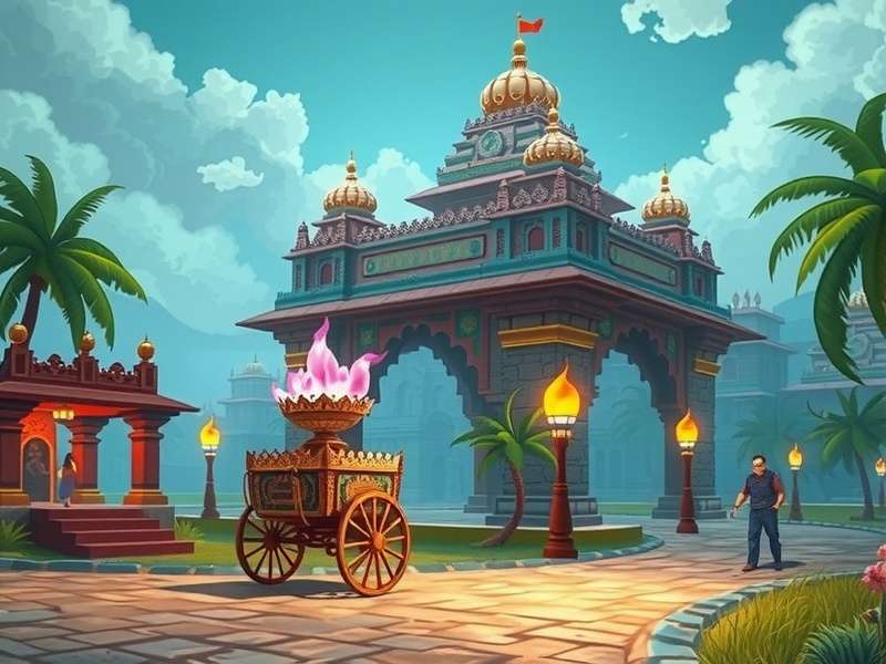 Temple Run TheDiamondMinecart Mod गेमप्ले