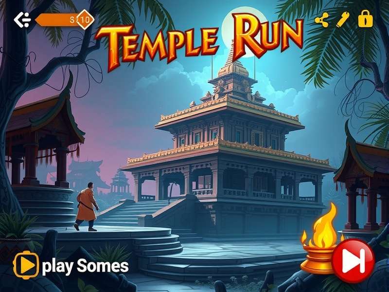 Temple Run Gameplay Screenshot