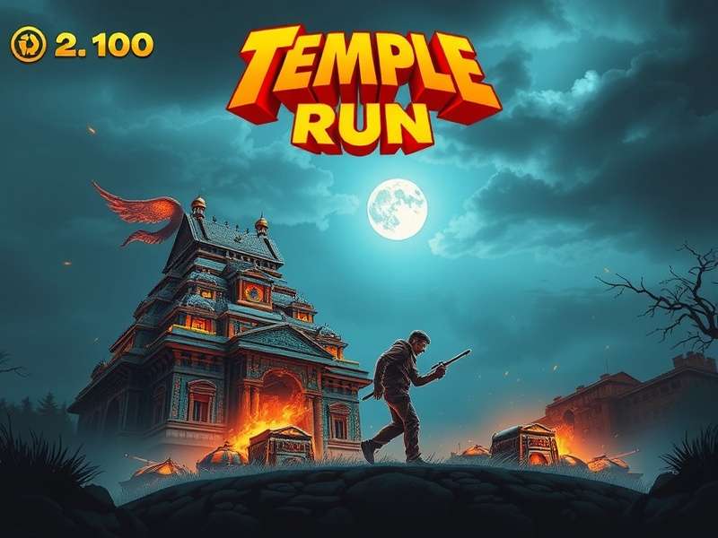 Mac पर Temple Run गेमप्ले