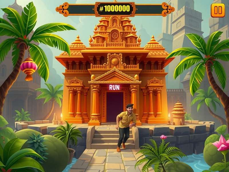 Temple Run 2^1000000 गेमप्ले स्क्रीनशॉट