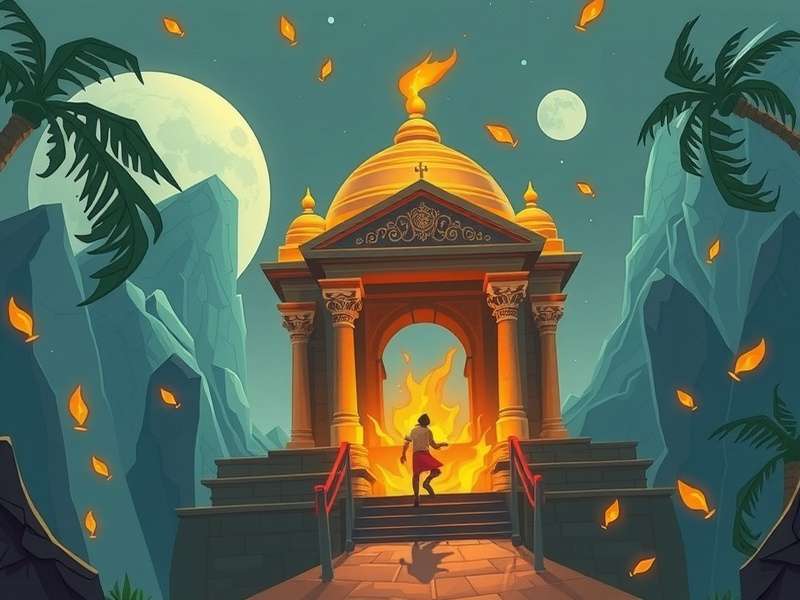 Temple Run Flash Boys characters in action