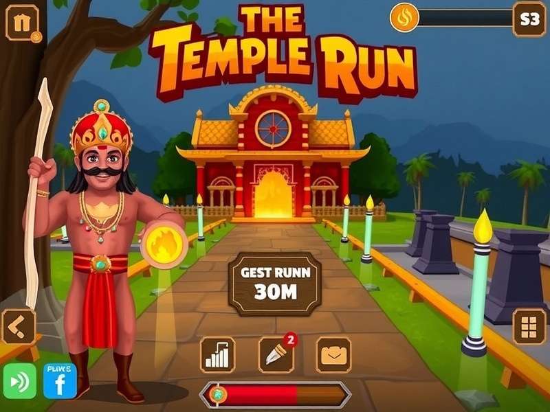 Temple Run Hack 2 इंटरफेस