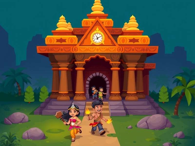 Temple Run Character Animation GIF