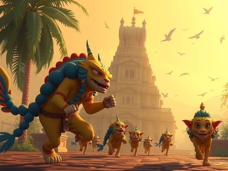 Temple Run Pets गेम स्क्रीनशॉट
