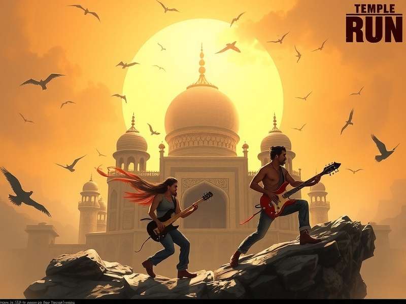 Temple Run Gbase Guitars gameplay screenshot