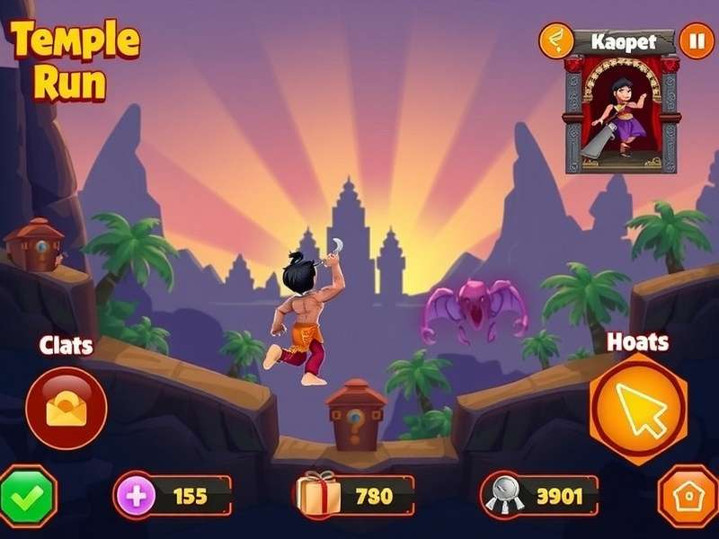 Temple Run Game Screenshot