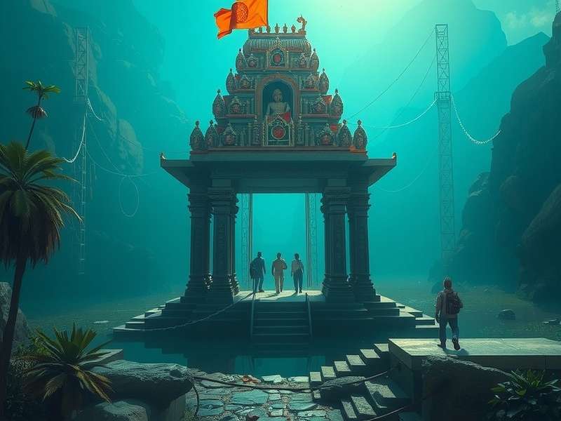 Temple Run TheDiver अंडरवाटर गेमप्ले