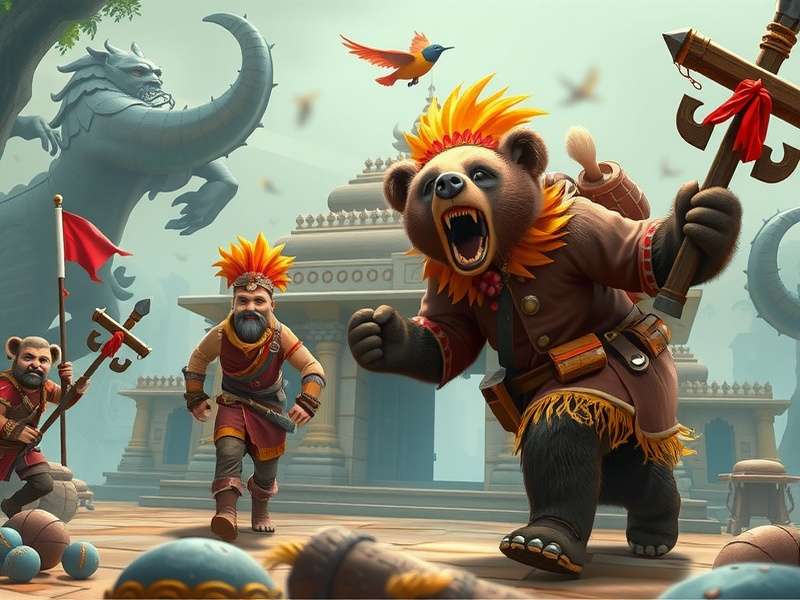Temple Run Brave Bear Costume