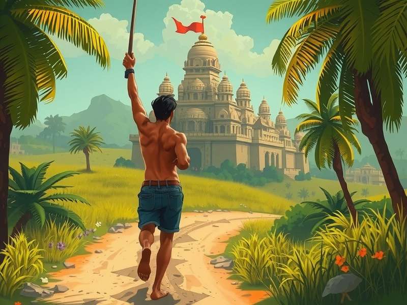 Temple Run Mixon गेमप्ले स्क्रीनशॉट