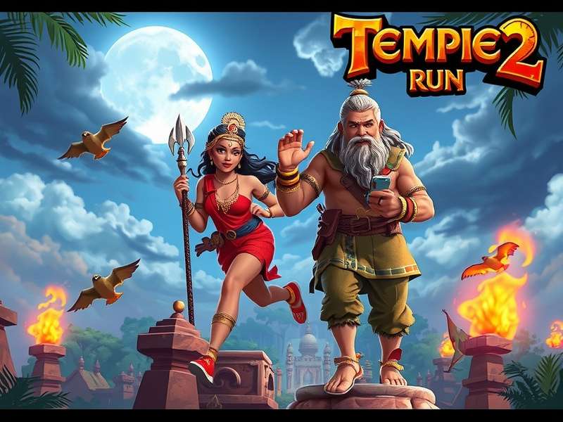 Temple Run 2 3D गेमप्ले स्क्रीनशॉट