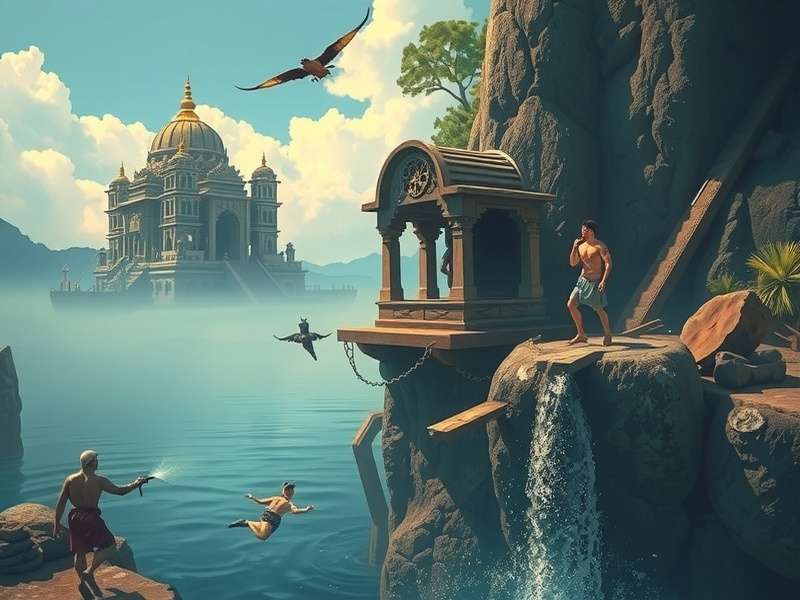 Temple Run TheDiver गेमप्ले स्क्रीनशॉट