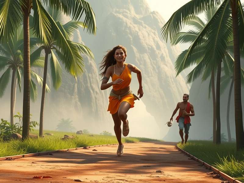 Temple Run 90s Fashion Gameplay Screenshot
