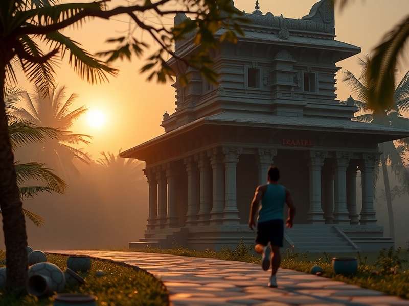 Temple Run Macaco Coincidire गेमप्ले स्क्रीनशॉट