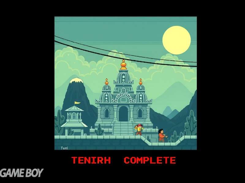 Temple Run Gameboy Gameplay