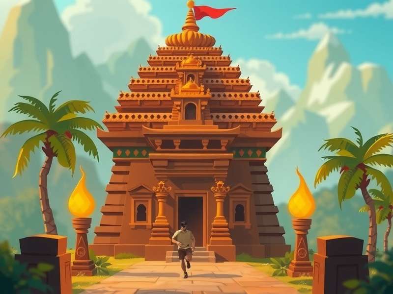 Temple Run Endless Runner Gameplay