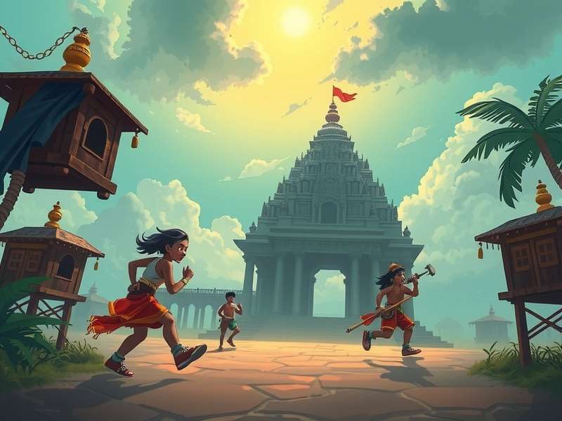 Temple Run Anime Gameplay Screenshot
