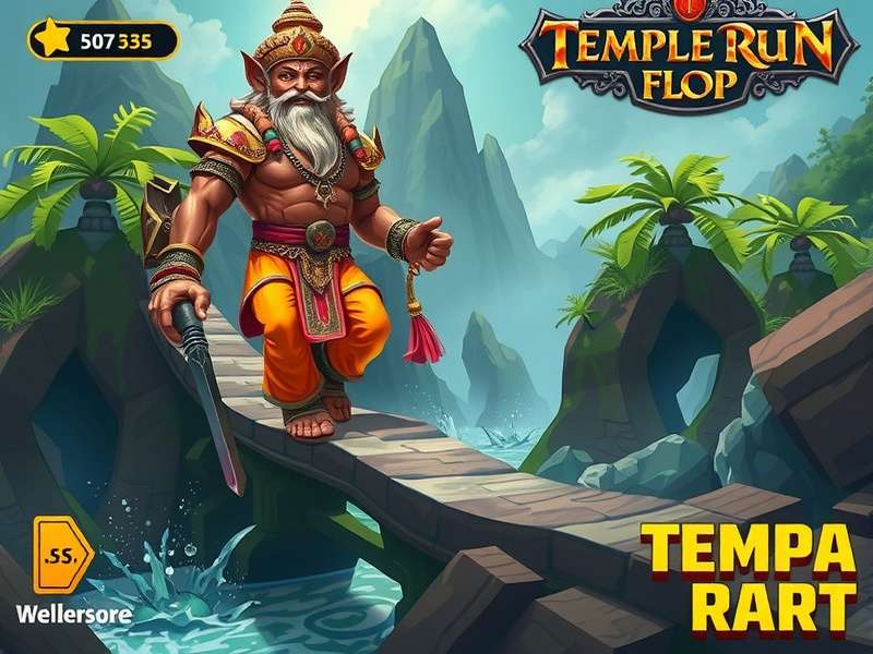 Temple Run Bos Flip Gameplay