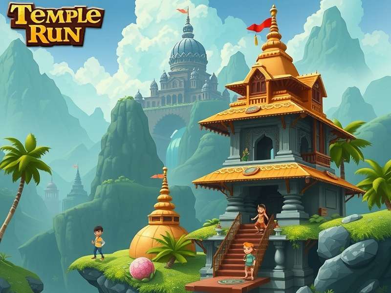 Temple Run Action Scene