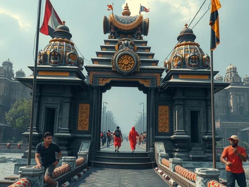 Temple Run 500kg गेमप्ले स्क्रीनशॉट