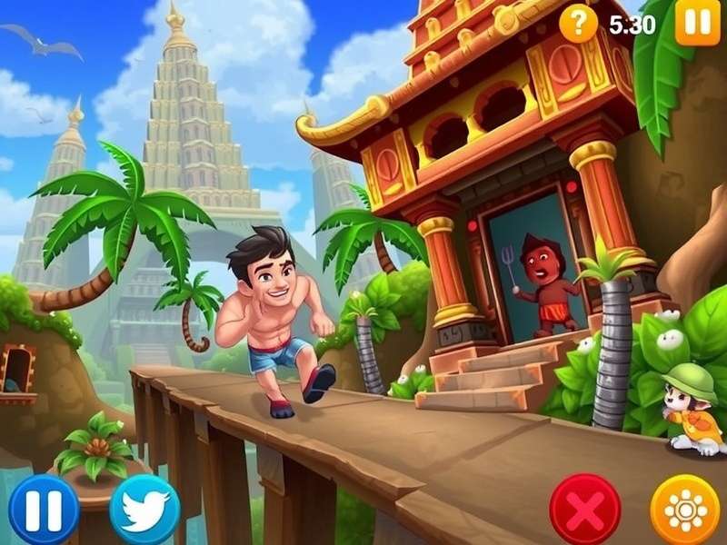 Temple Run 2011 gameplay screenshot
