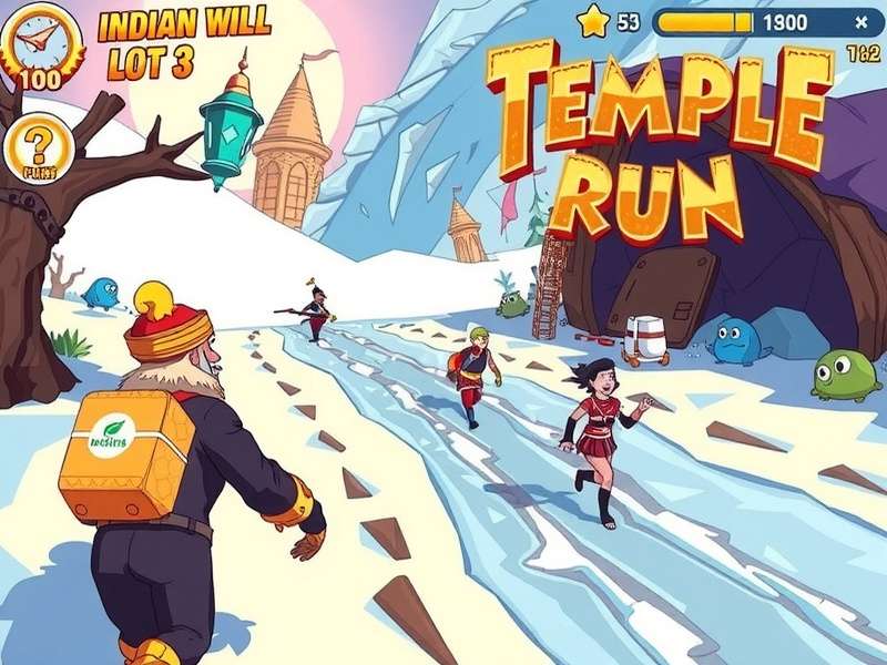 Temple Run 2 Ice Gameplay Screenshot