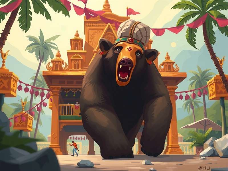 Temple Run Bear गेमप्ले स्क्रीनशॉट
