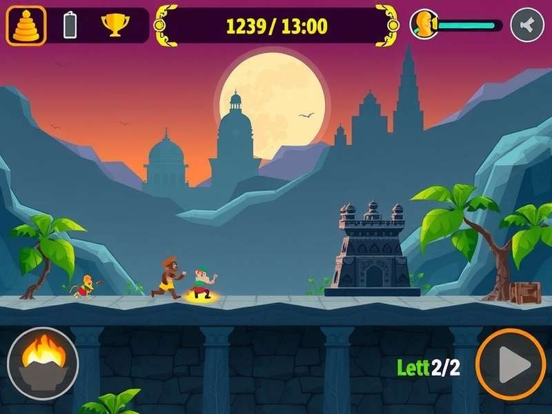 Temple Run Lite Game Screenshot