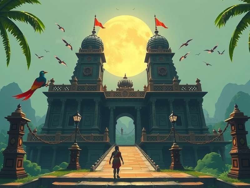 Temple Run Remake Game Screenshot