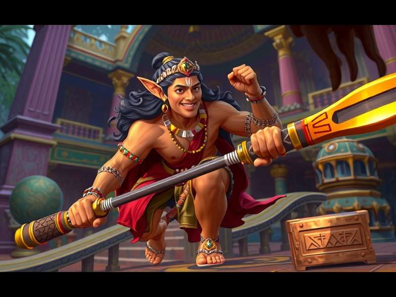 Temple Run Treasure Game Screenshot
