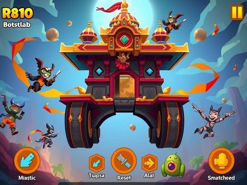 Temple Run Botslab R810 गेमप्ले