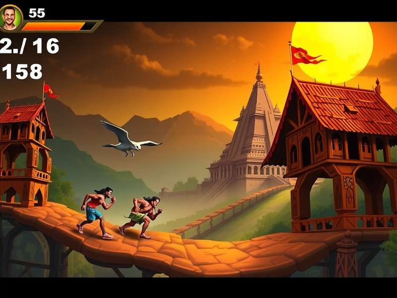 Temple Run Man Soundboards Interface