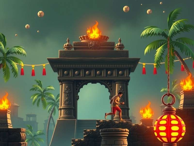 Temple Run Gameplay Screenshot
