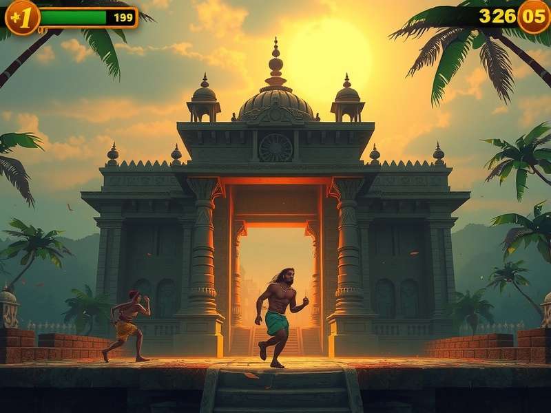 Temple Run Iisoppi गेमप्ले स्क्रीनशॉट