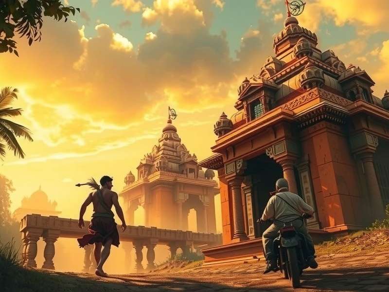 Temple Run Real Man Gameplay