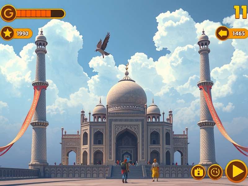 Chrome Temple Run गेमप्ले स्क्रीनशॉट