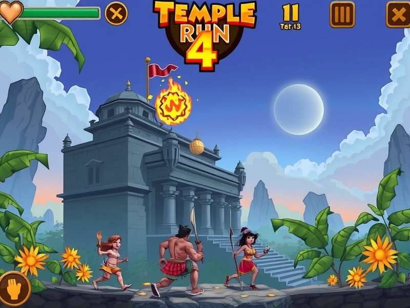 Temple Run 4 Game Screenshot
